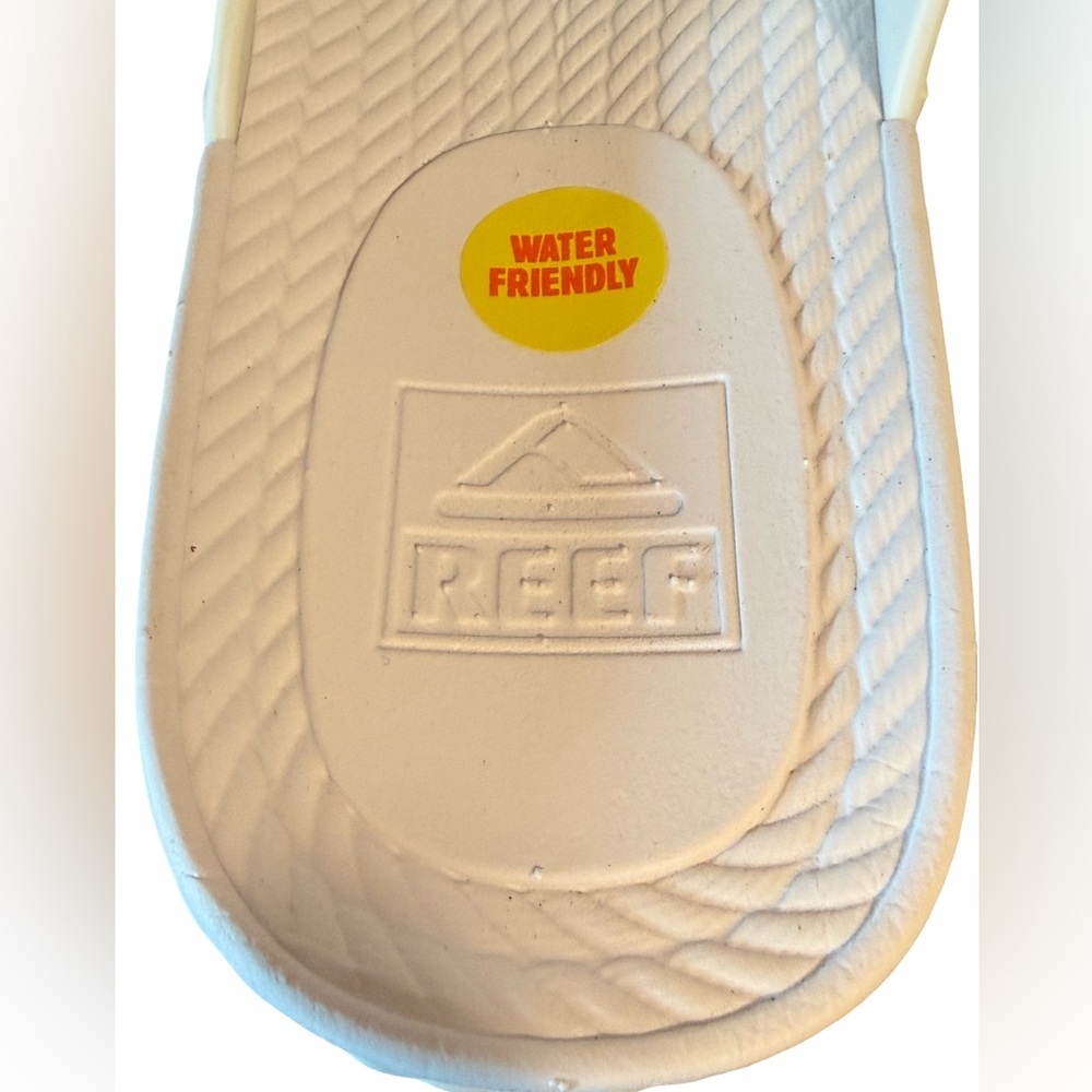 Reef NWT White Lightweight Water Friendly Slide Sandals (SH206) - Picture 4 of 12